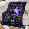 Butterfly Blanket To My Mom Anniversary My Hero My Mom And My Best Friend - Super King - Ettee