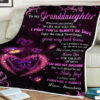 To My Granddaughter Quilt Blanket - Lightweight and Smooth Comfort - Super King - Ettee