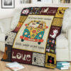 Cat And Girl Quilt Blanket On A Dark Desert Highway Cool Wind In My Hair - Super King - Ettee