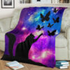 Cat Butterfly Quilt Blanket. Light And Durable. Soft To Touch. Foldable And Compact - Super King - Ettee