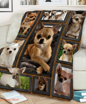 Chihuahua Beauty Quilt Blanket. Lightweight And Smooth Comfort - Super King - Ettee