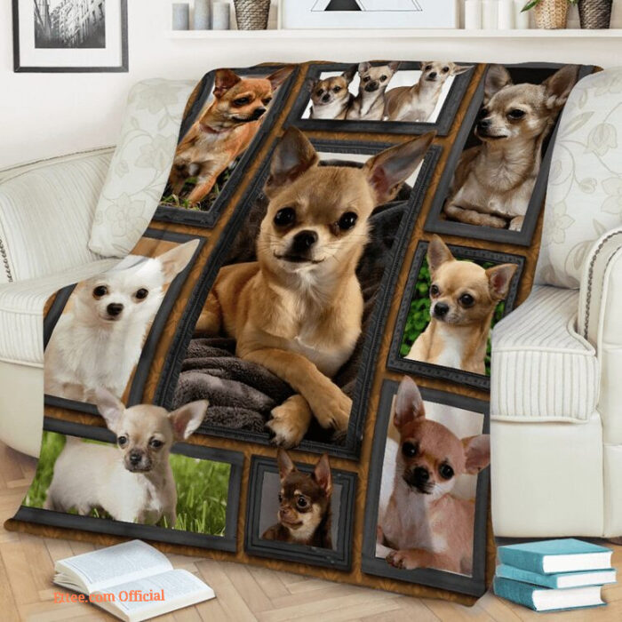 Chihuahua Beauty Quilt Blanket. Lightweight And Smooth Comfort - Super King - Ettee