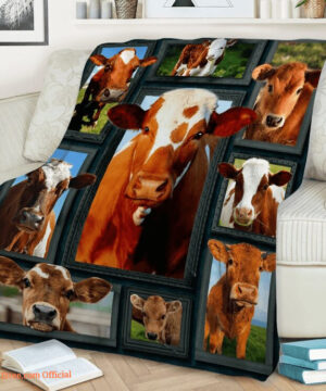 3D Cow Beauty Quilt Blanket. Lightweight And Smooth Comfort - Super King - Ettee