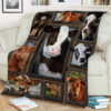 Cow Beauty Quilt Blanket Animal. Light And Durable. Soft To Touch - Super King - Ettee
