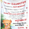 To My Daughter Granddaughter. Foldable And Compact. Soft To Touch - Super King - Ettee