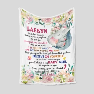 Family Throw Blanket.Blanket For Gift.Blanket For Baby Girl - Super King - Ettee