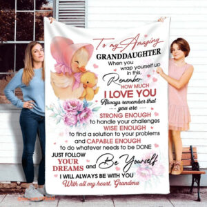 Quilt Blanket From Grandma Grandpa Follow Your Dreams Soft Cozy Lightweight Throw Blanket - Super King - Ettee