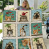 Cute Cats Moment Quilt Blanket Great Customized Blanket Gifts For Birthday Christmas Thanksgiving - Twin - Ettee