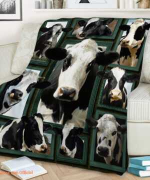 Dairy Cow Beauty Quilt Blanket. Lightweight And Smooth Comfort - Super King - Ettee