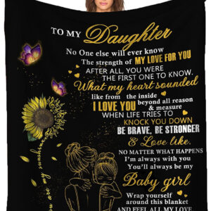 To My Daughter Gifts From Mom. Light And Durable. Soft To Touch - Super King - Ettee
