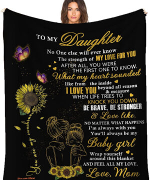 To My Daughter Gifts From Mom. Light And Durable. Soft To Touch - Super King - Ettee