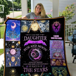 Daughter Of Sun And Moon Love By The Moon Quilt Blanket - Ettee - blanket
