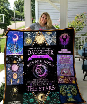 Daughter Of Sun And Moon Love By The Moon Quilt Blanket - Ettee - blanket