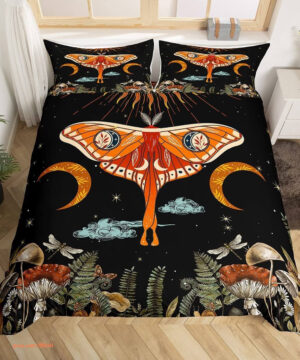 Death Moth Bedding Set for Girls Boys Kids Cute - King - Ettee