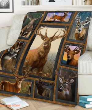 3D Deer Beauty Quily Blanket. Lightweight And Smooth Comfort - Super King - Ettee