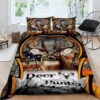 Deer Hunting Deer Hunter Cotton Bed Sheets Spread Comforter Duvet Cover Bedding Sets Perfect Gifts For Hunting Lover - King - Ettee