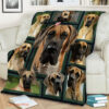 3D Animal Dog Beauty Quilt Blanket. Light And Durable. Soft To Touch - Super King - Ettee