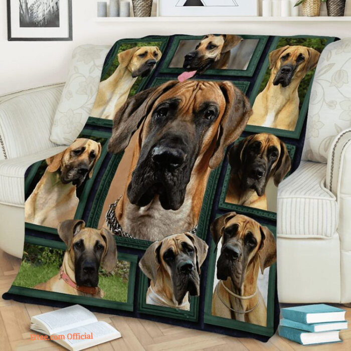 3D Animal Dog Beauty Quilt Blanket. Light And Durable. Soft To Touch - Super King - Ettee