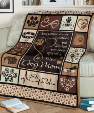 Dog Quilt Blanket Any Woman Can Be A Mother. Foldable And Compact - Super King - Ettee