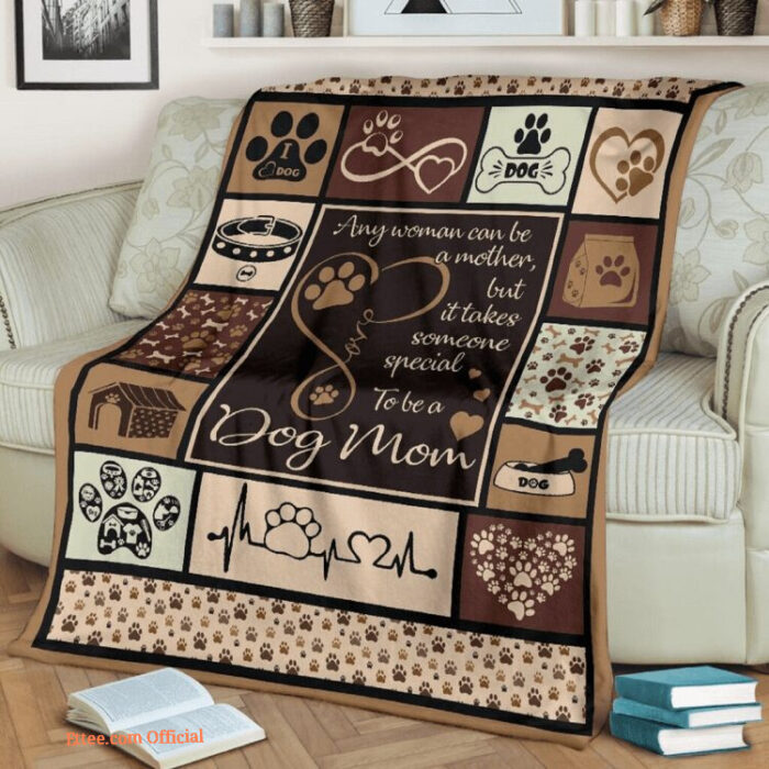 Dog Quilt Blanket Any Woman Can Be A Mother. Foldable And Compact - Super King - Ettee