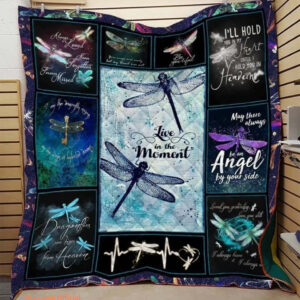 Dragonfly Live In The Moment Great Customized Blanket Gifts For Birthday Christmas Thanksgiving - Ettee - Birthday