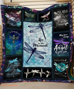 Dragonfly Live In The Moment Great Customized Blanket Gifts For Birthday Christmas Thanksgiving - Ettee - Birthday