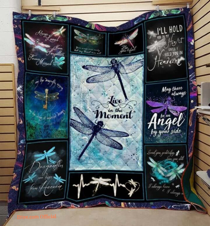 Dragonfly Live In The Moment Great Customized Blanket Gifts For Birthday Christmas Thanksgiving - Ettee - Birthday