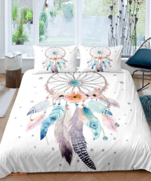 Dreamcatcher Dream Catcher Bedding Set. Luxurious Smooth And Durable. Lightweight And Smooth Comfort - King - Ettee