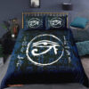 Egyptian Script 3pcs Comforter set Ancient Egypt Cozy Bedding set Quilt For Kids Bedroom - King - Ettee