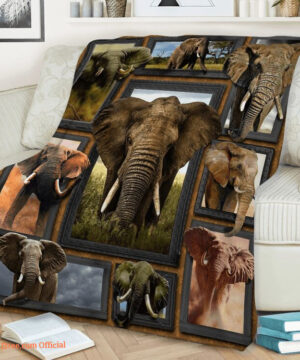 3D - Elephant Beauty Quilt Blanket. Lightweight And Smooth Comfort - Super King - Ettee