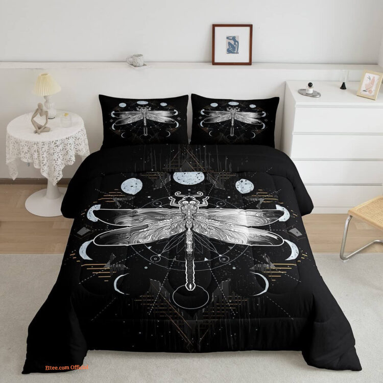 Dragonfly Bedding Sets. Luxurious Smooth And Durable. Lightweight And Smooth Comfort - King - Ettee