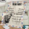 Family Quilt Blanket To My Wife You Became Mine Together Through Both - Super King - Ettee