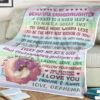 To My Beautiful Granddaughter Quilt Blanket. Light And Durable. Soft To Touch - Super King - Ettee