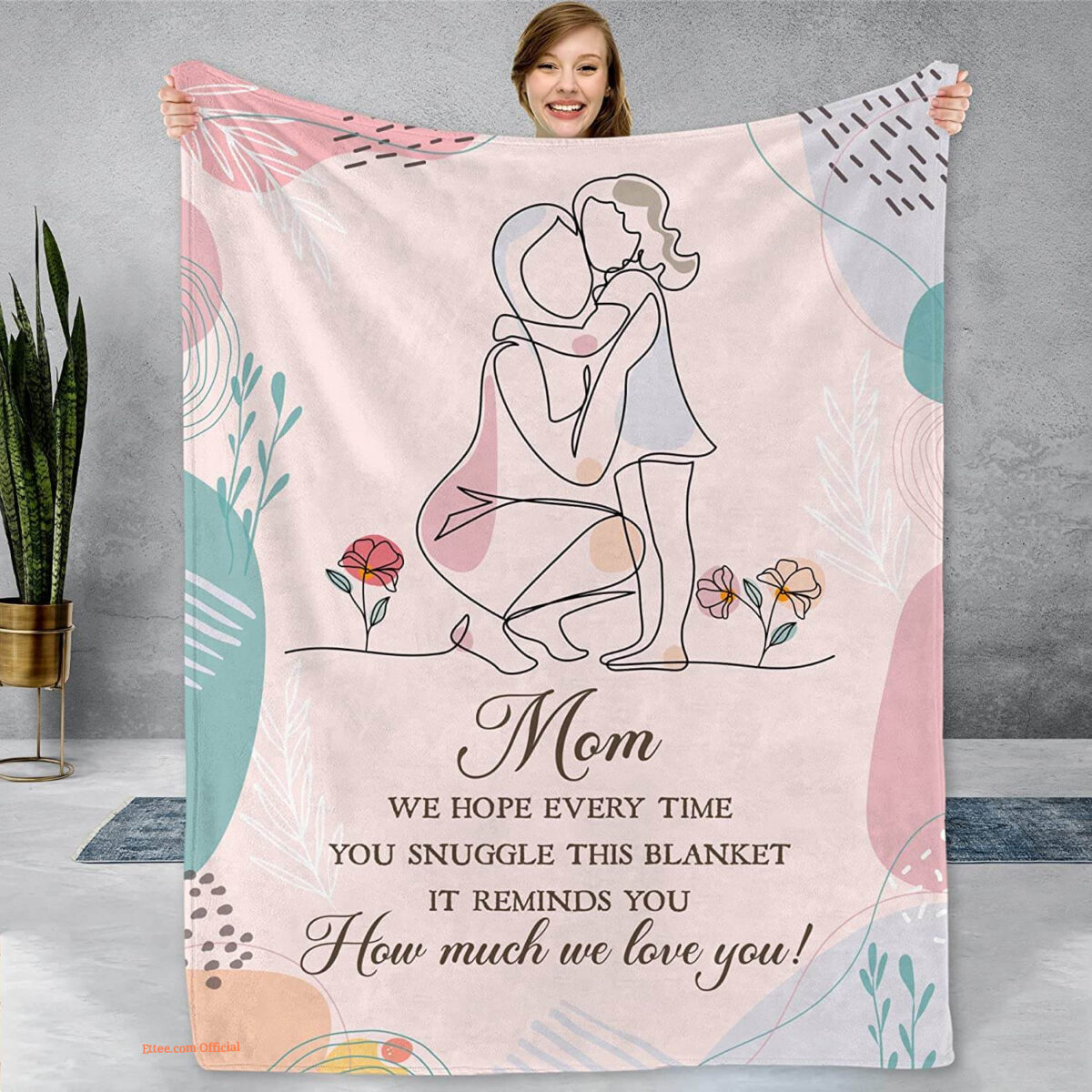 Fastpeace Gifts for Mom from Daughter Son.Blanket for Mom Mother.Birthday Christmas Newyear Gifts Idea.Throw Blankets for Women Blanket - Super King - Ettee