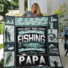 Fishing Papa Quilt Blanket - Super King - Ettee