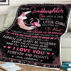 To My Granddaughter Quilt Blanket - Lightweight, Soft, Durable Gift - Super King - Ettee