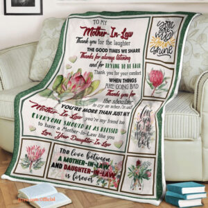 3D Flower Quilt Blanket To My Mother - Super King - Ettee