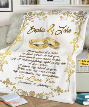 Forever And Always Customized Blanket For Couples. Lightweight And Smooth Comfort - Super King - Ettee