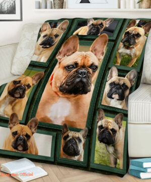 French Bulldog Beauty Quilt Blanket. Lightweight And Smooth Comfort - Super King - Ettee