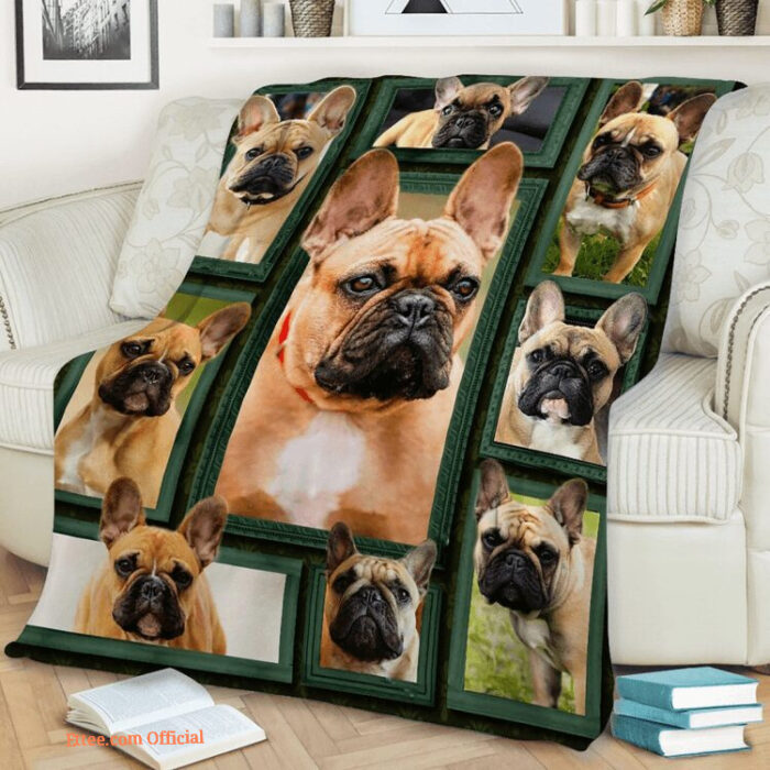 French Bulldog Beauty Quilt Blanket. Lightweight And Smooth Comfort - Super King - Ettee