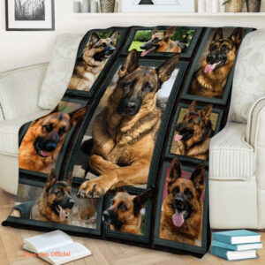 German Shepherd Beauty Quilt Blanket. Lightweight And Smooth Comfort - Super King - Ettee