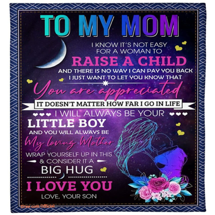Gift For Mother I Will Always Be Your Little Boy Quilt Blanket - Super King - Ettee