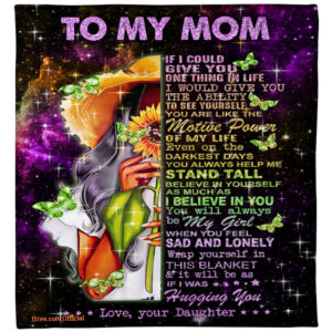 Gift For Mother. If I Could Give You One Thing In Life Quilt Blanket - Super King - Ettee