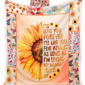 Gifts for Mom Blanket.Mom Birthday Gifts.Mom Gifts from Daughters.Birthday Gifts for Mom - Super King - Ettee