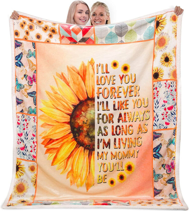 Gifts for Mom Blanket.Mom Birthday Gifts.Mom Gifts from Daughters.Birthday Gifts for Mom - Super King - Ettee