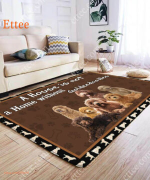 Goldendoodle Rug. A House Is Not A Home Without Goldendoodles Home Decor - Ettee - goldendoodle rug