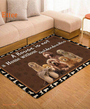 Goldendoodle Rug. A House Is Not A Home Without Goldendoodles Home Decor - Ettee - goldendoodle rug