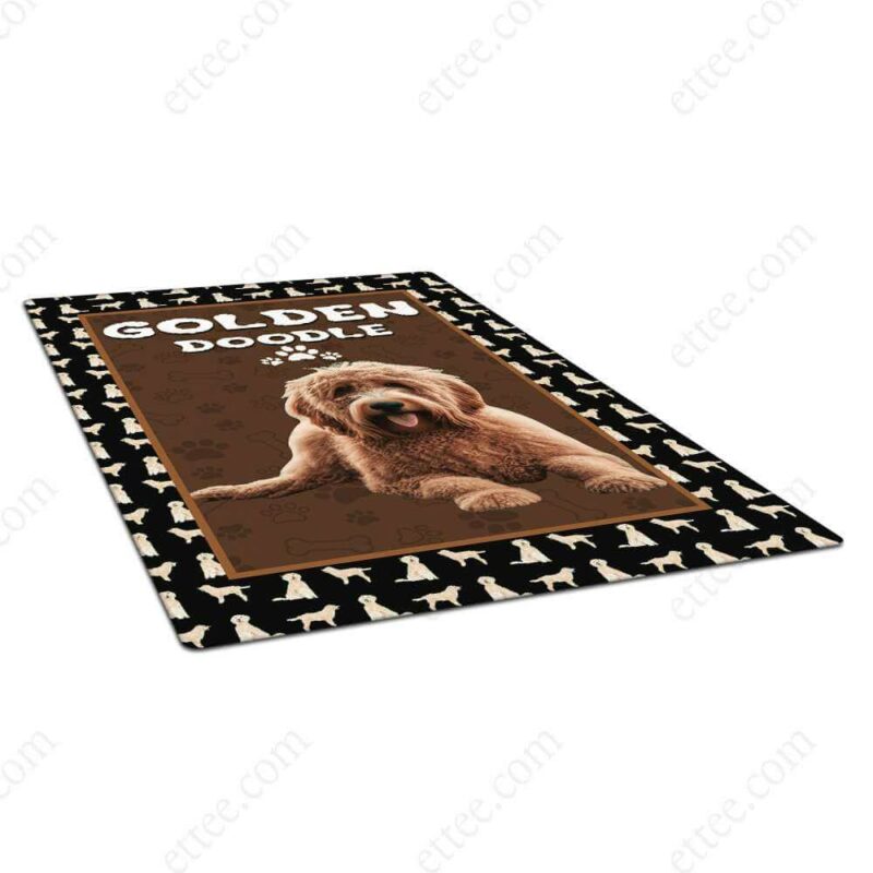 Goldendoodle Rug. Unique Decor Gift For Dog Lovers - Ettee - decor gift