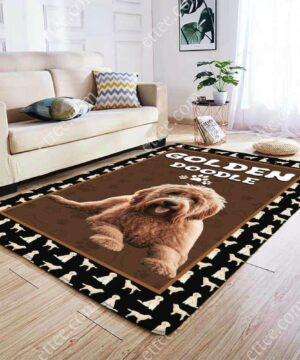 Goldendoodle Rug. Unique Decor Gift For Dog Lovers - Ettee - decor gift