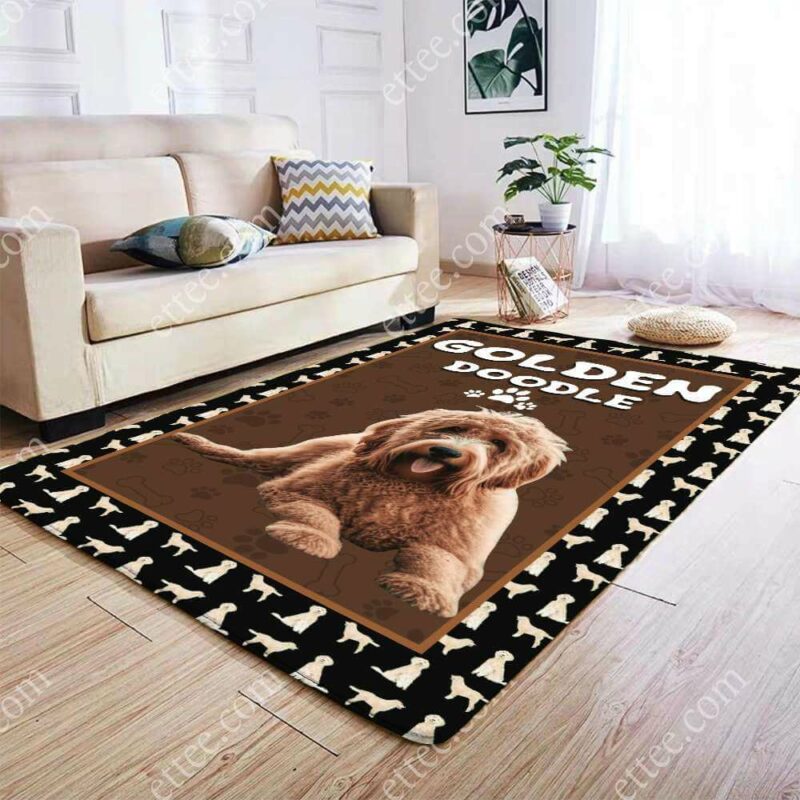 Goldendoodle Rug. Unique Decor Gift For Dog Lovers - Ettee - decor gift